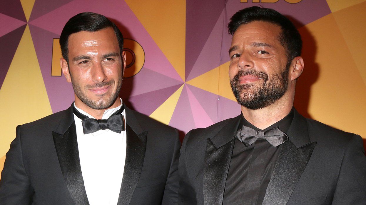 Jwan Yosef and Ricky Martin
