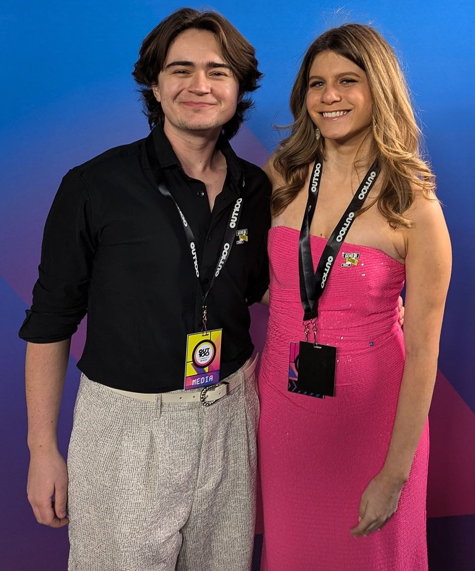 Kai Chazzie Trans youth Out100 red carpet