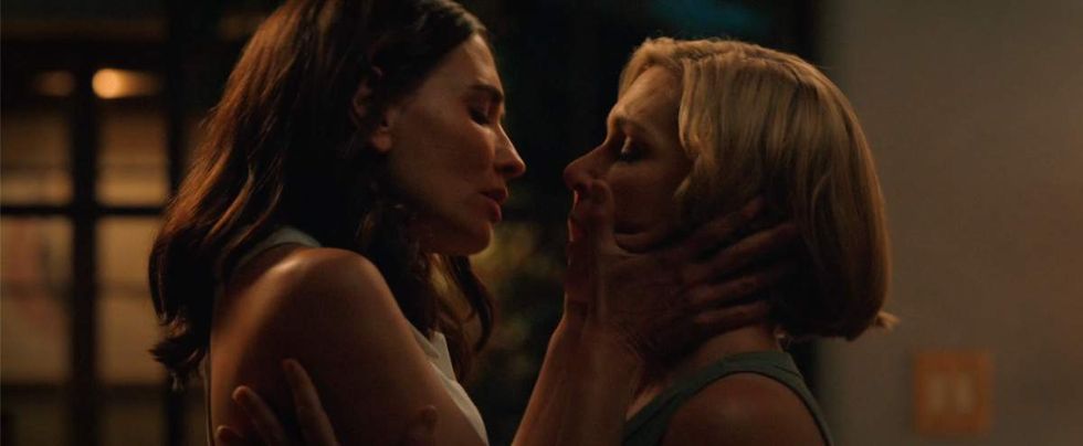 Karolina Wydra and Rhea Seehorn in 'Pluribus'