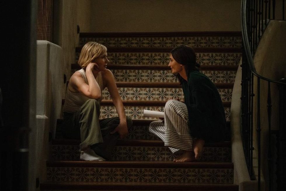 Karolina Wydra and Rhea Seehorn in 'Pluribus'