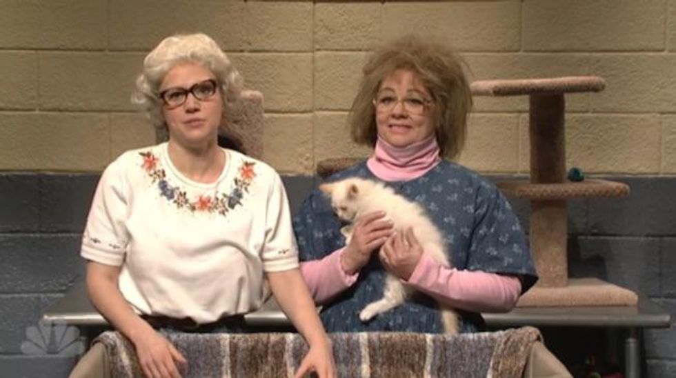 Kate McKinnon and Melissa McCarthy