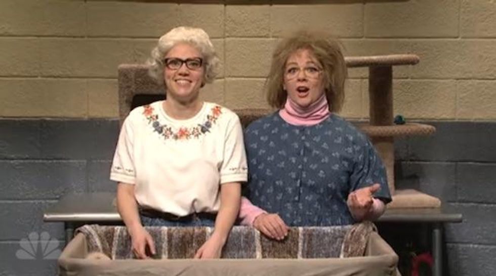 Kate McKinnon and Melissa McCarthy