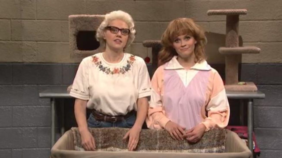 Kate McKinnon and Reese Witherspoon