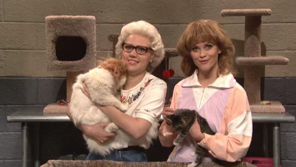 Kate McKinnon and Reese Witherspoon