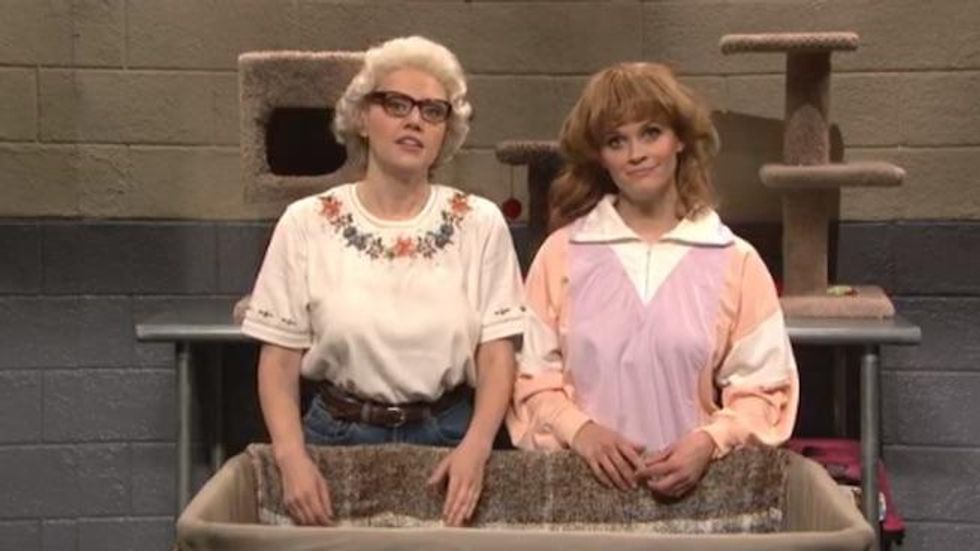 Kate McKinnon and Reese Witherspoon