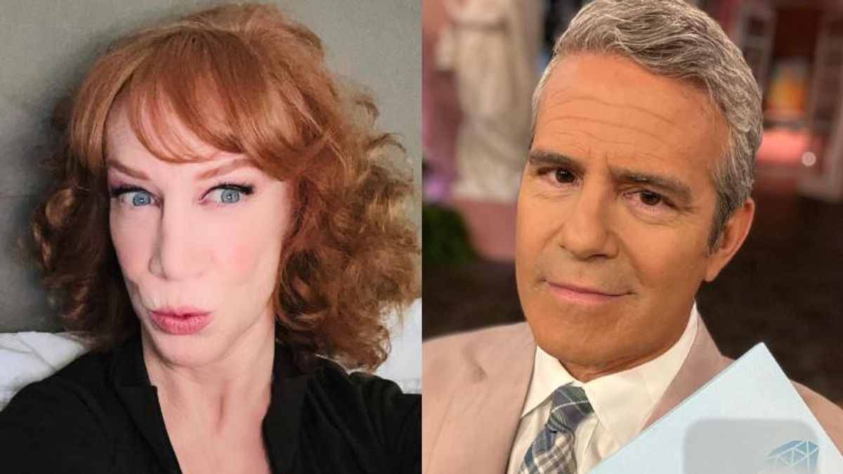 Kathy Griffin; Andy Cohen