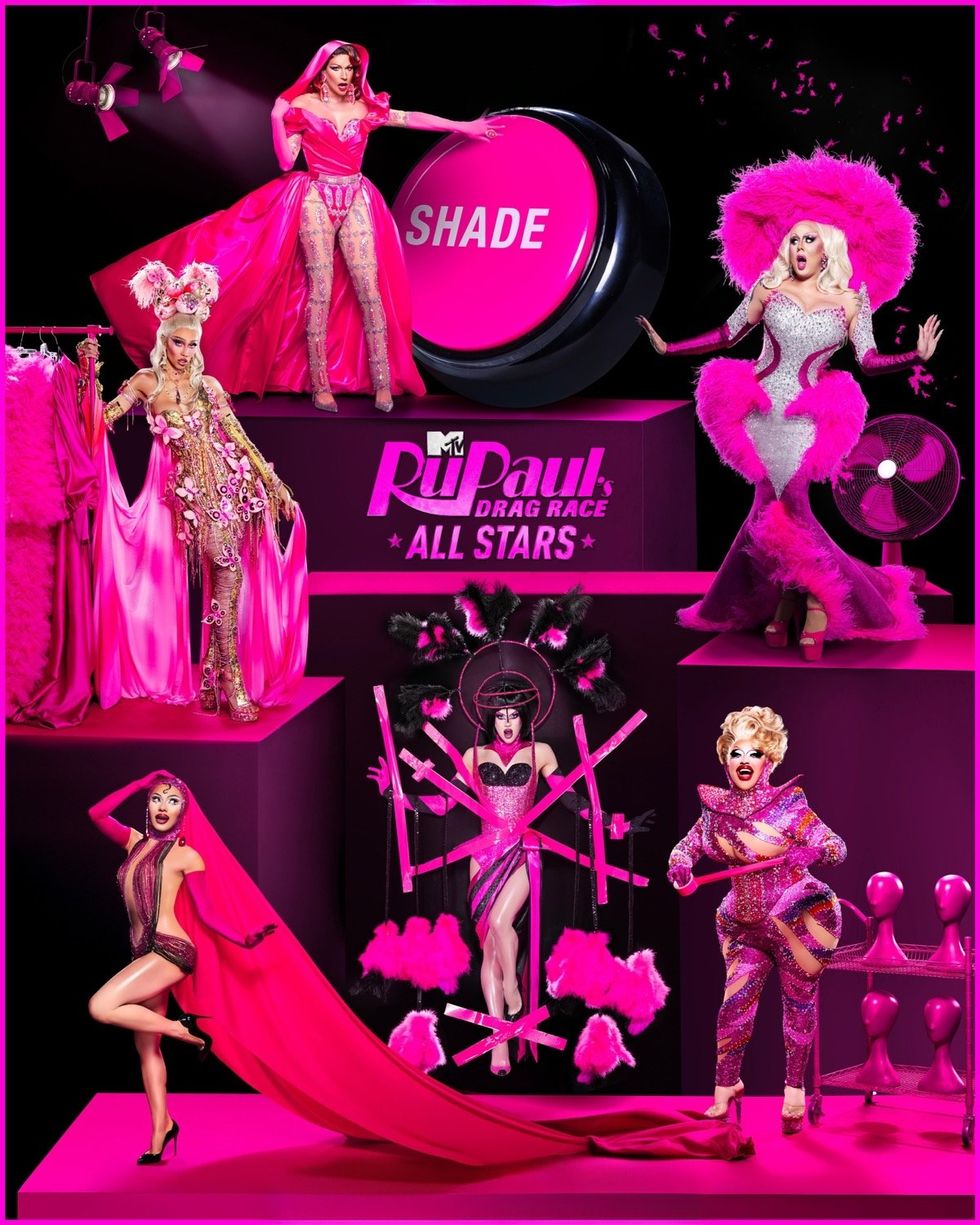 Kerri Colby; Nicole Paige Brooks; Tina Burner, Jorgeous; Lydia B Kollins; Mistress Isabelle Brooks on RuPaul's Drag Race All Stars 10