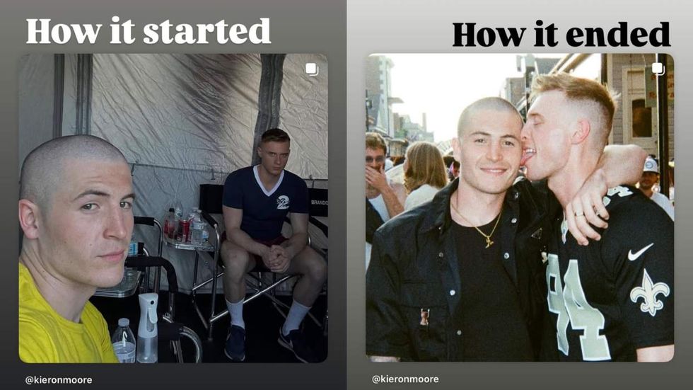 Kieron Moore and Max Parker via Instagram