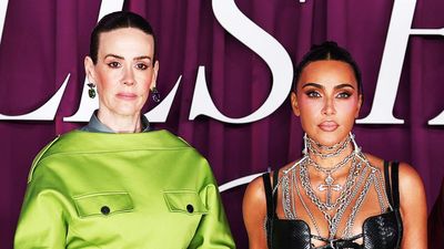 Kim Kardashian tells Sarah Paulson the moon landing didn't happen