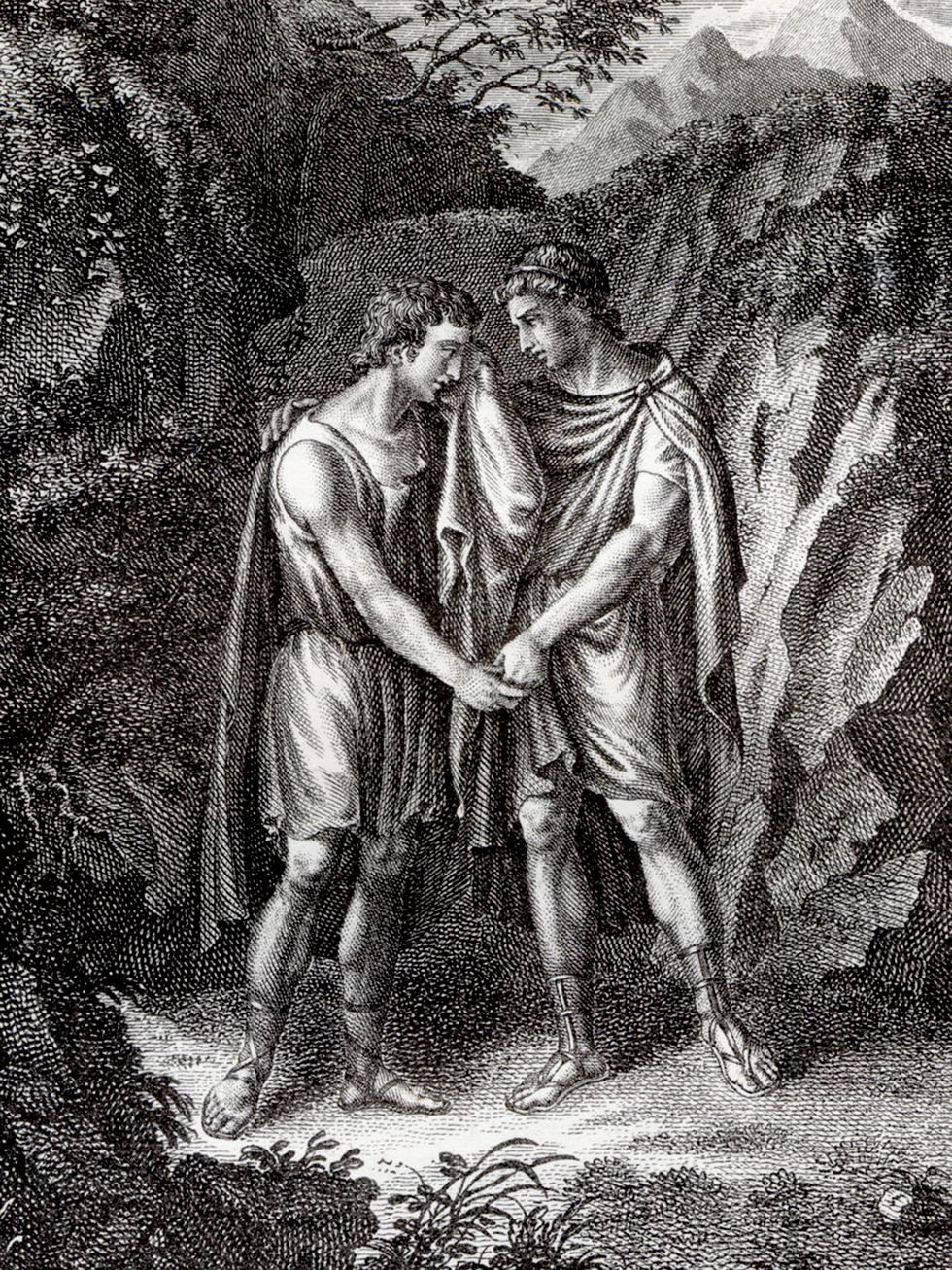 King David and Jonathan PRIDE SITE photo gallery list LGBTQ people in history