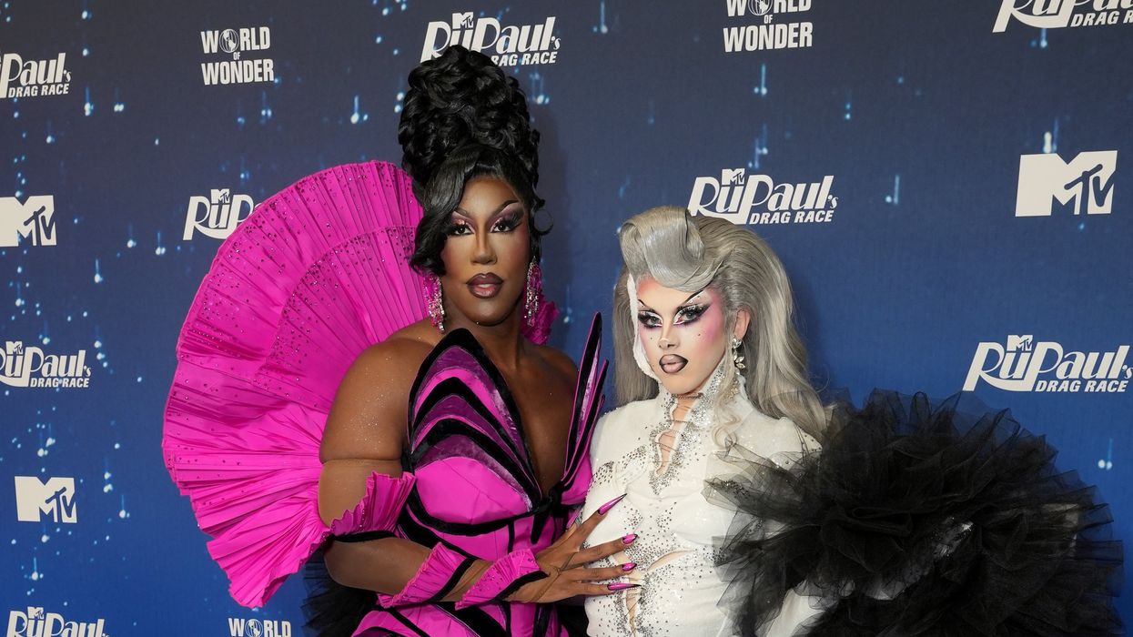 Kori King & Lydia B. Kollins at RuPaul's Drag Race season 17 finale.