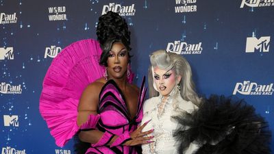 Kori King & Lydia B. Kollins at RuPaul's Drag Race season 17 finale.