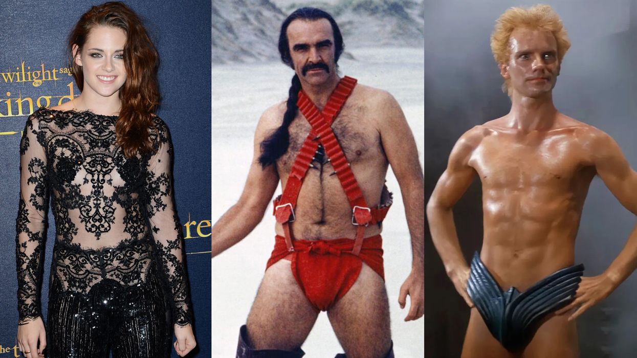 Kristen Stewart Sean Connery in Zardoz Sting in Dune