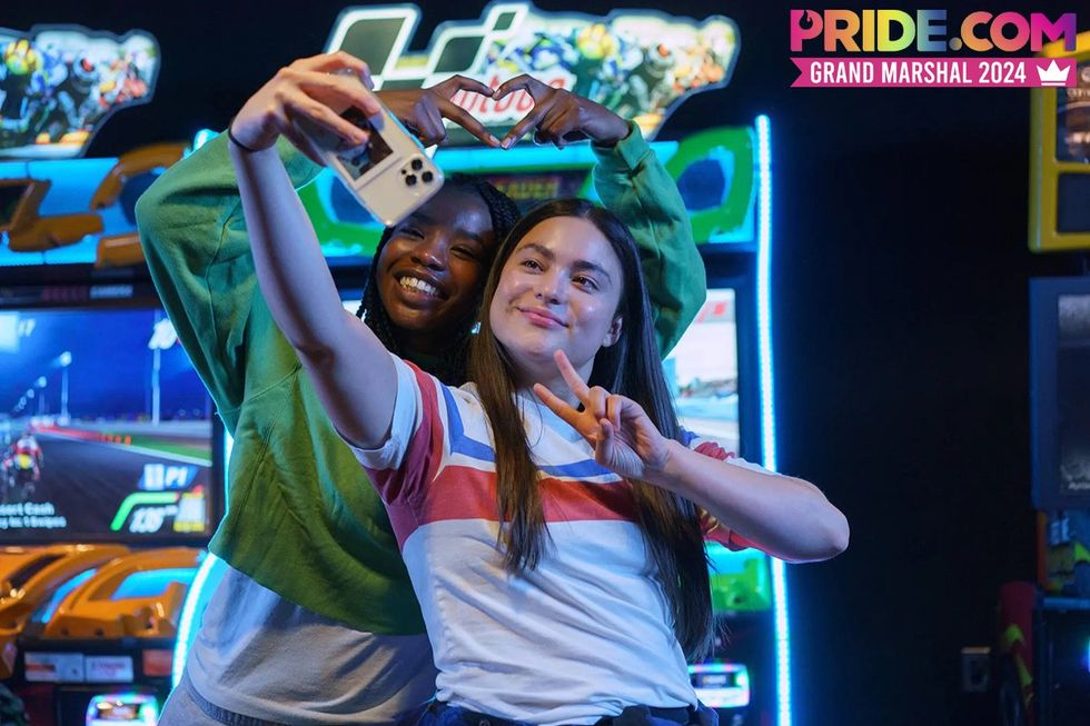 Kudakwashe Rutendo and Devery Jacobs in Backspot