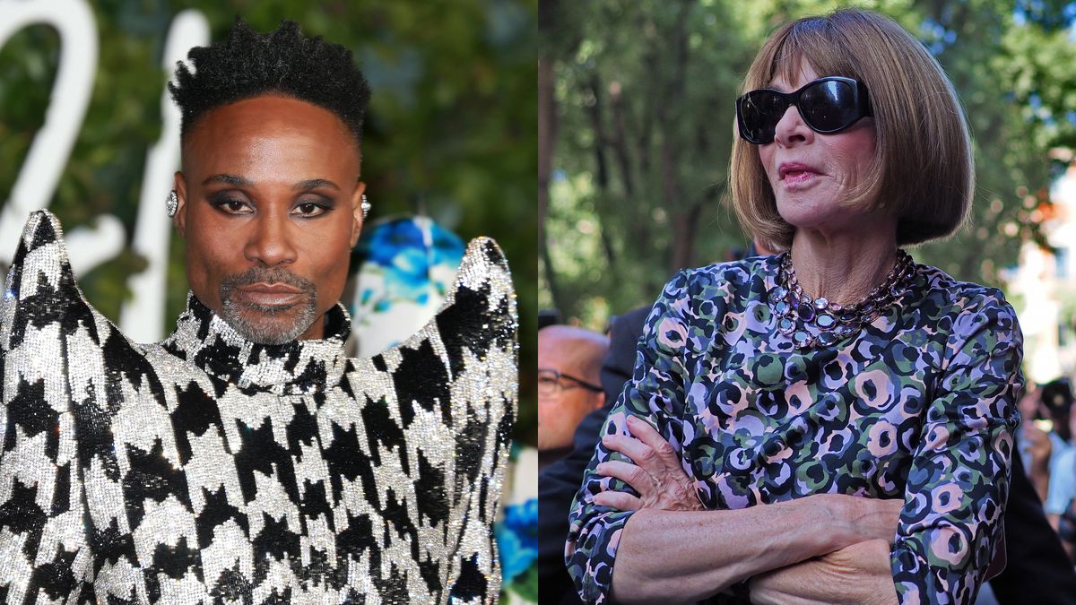 (L) Billy Porter and (R) Anna Wintour