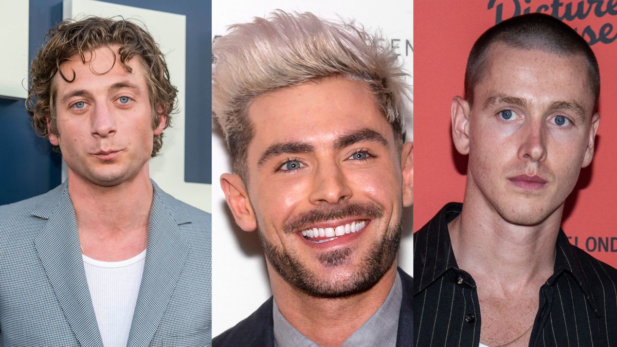 (L to R) Jeremy Allen White, Zac Efron, and Harris Dickinson
