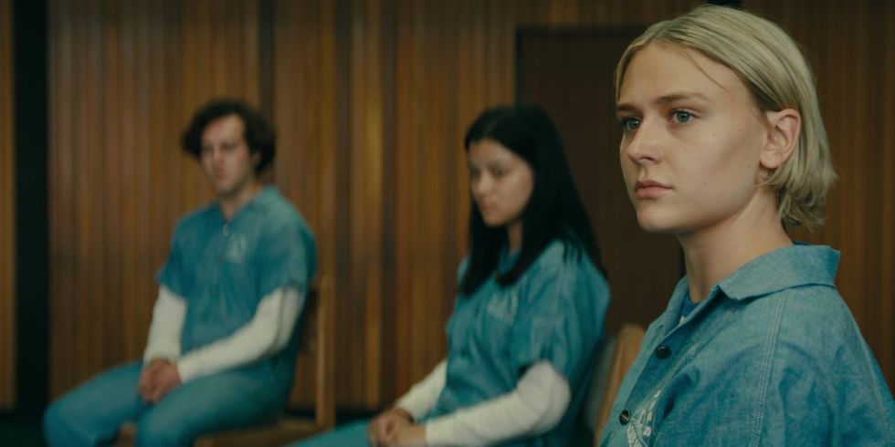 (L to R) John Daniel as Rory, Sydney Topliffe as Abbie, and Alyvia Alyn Lind as Leila