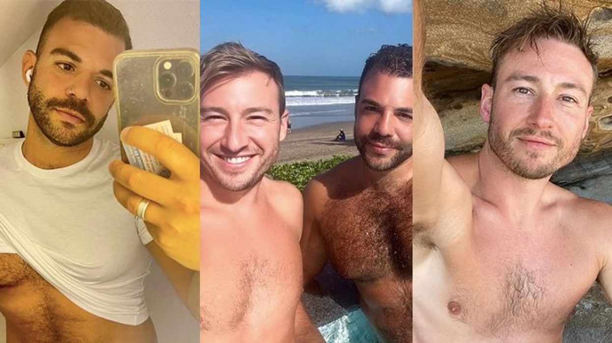 (L to R) Luke Rutherford, Luke Rutherford and Matthew Mitchum, Mathew Mitchum