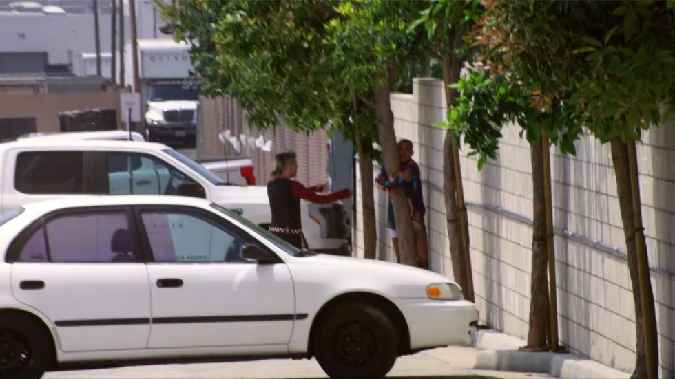 La Zavaleta melts down, hugs a tree, and then needs the Heimlich maneuver (Titans season 2, episode 4)