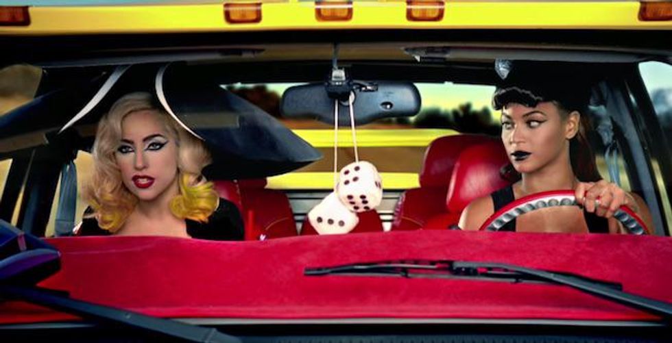 Lady Gaga and Beyonce