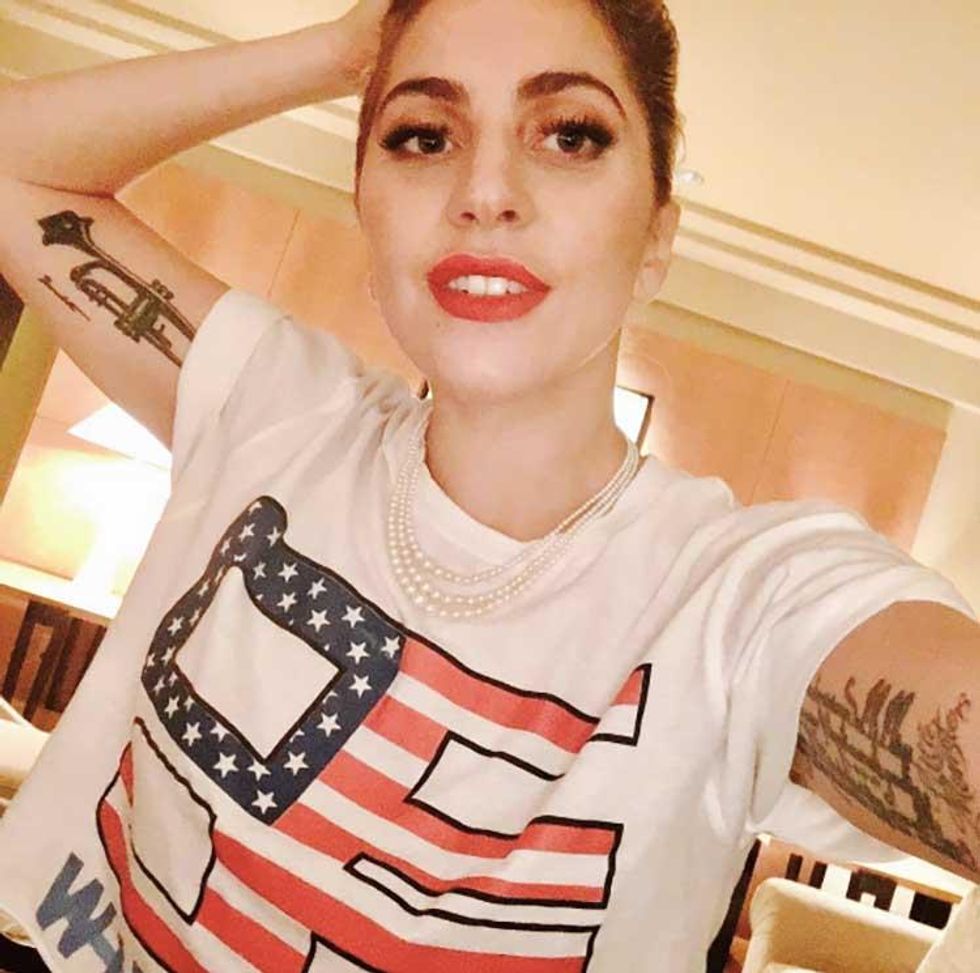 Lady Gaga's Get Out the Vote Selfie 