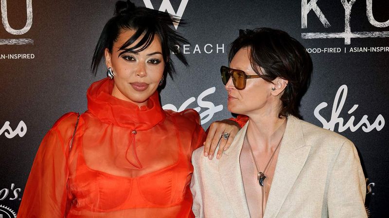 Lauren Chan and Hayley Kosan attend Sports Illustrated Swimsuit Kick Off Dinner Miami Florida May 2025