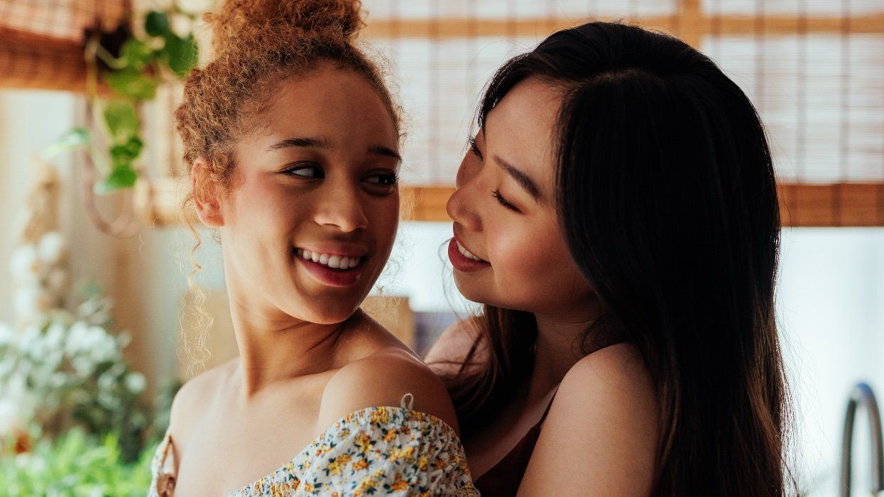 lebian girlfriends in the kitchen