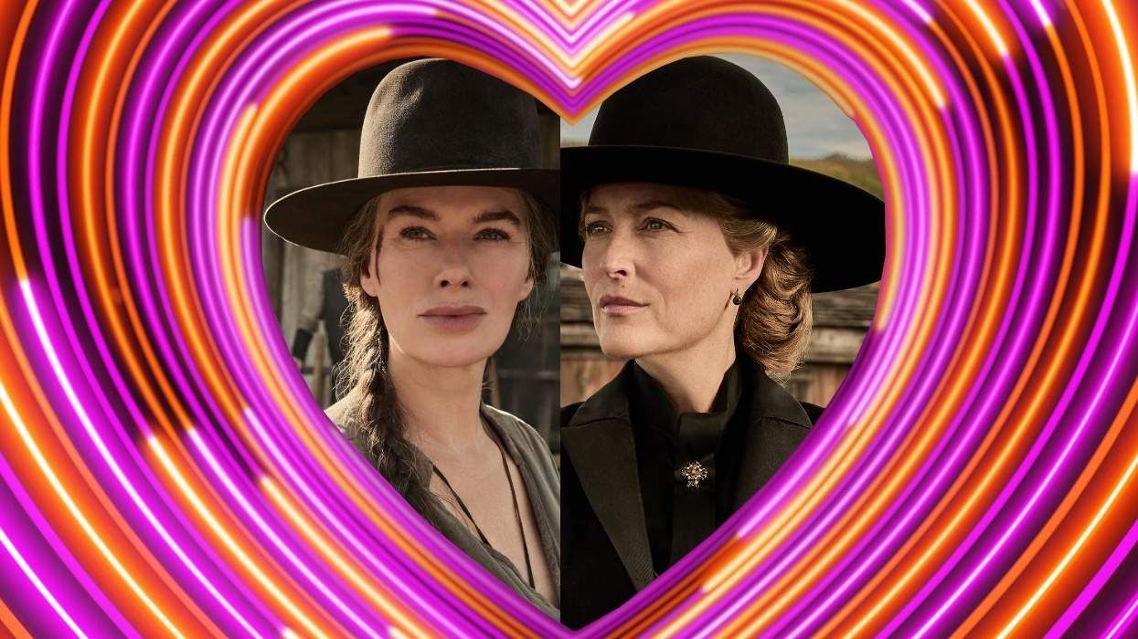 Lena Headey and Gillian Anderson in The Abandons