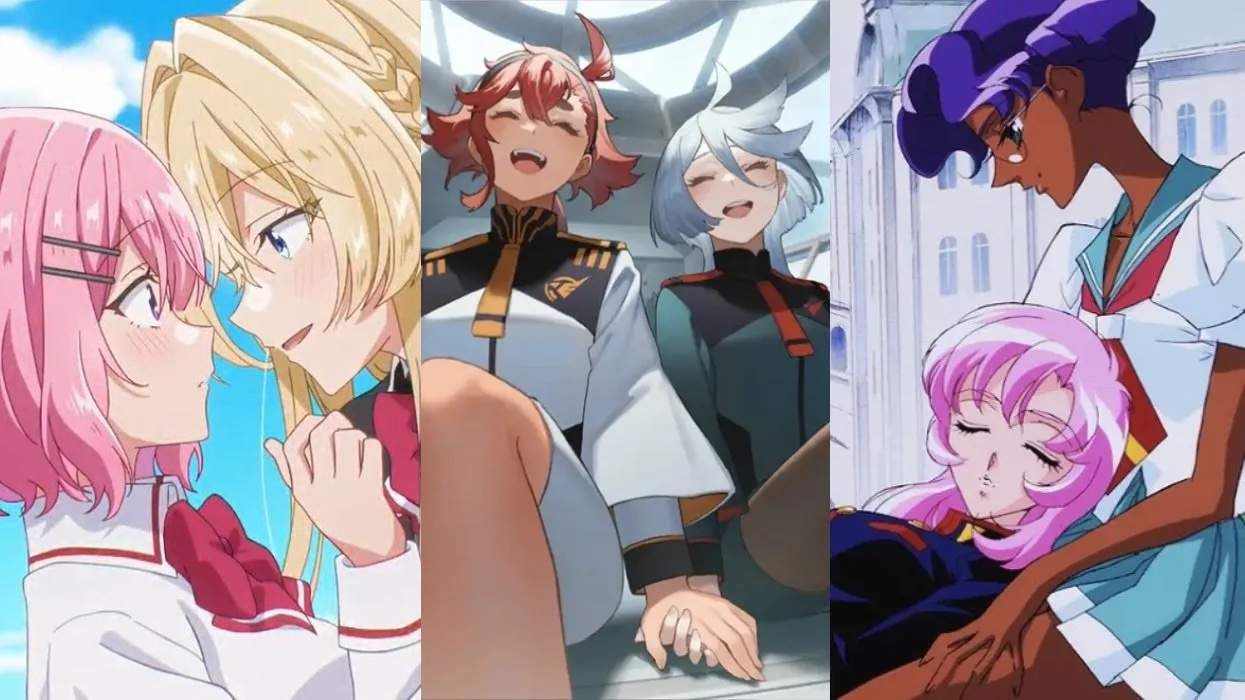 Lesbian anime: There’s No Freaking Way I’ll be Your Lover! Unless…; Mobile Suit Gundam: The Witch From Mercury; Revolutionary Girl Utena