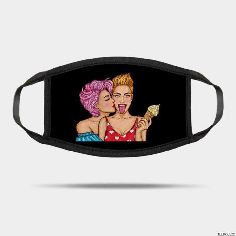Lesbian Girls Face Mask
