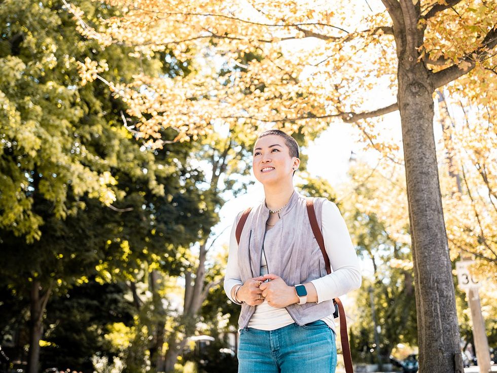 lesbian going for a walk
