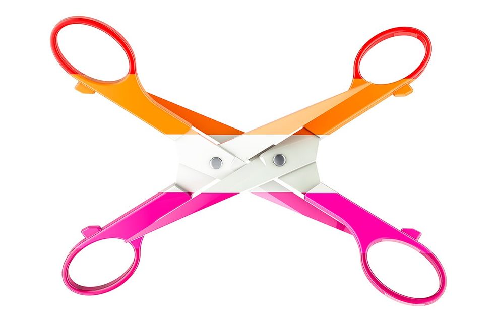 lesbian scissors