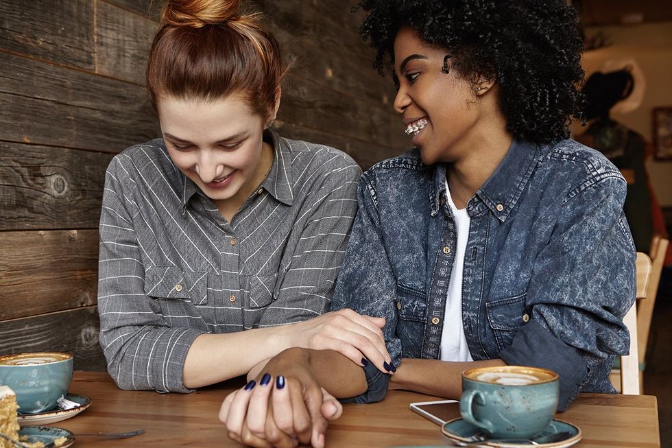 lesbians on a date