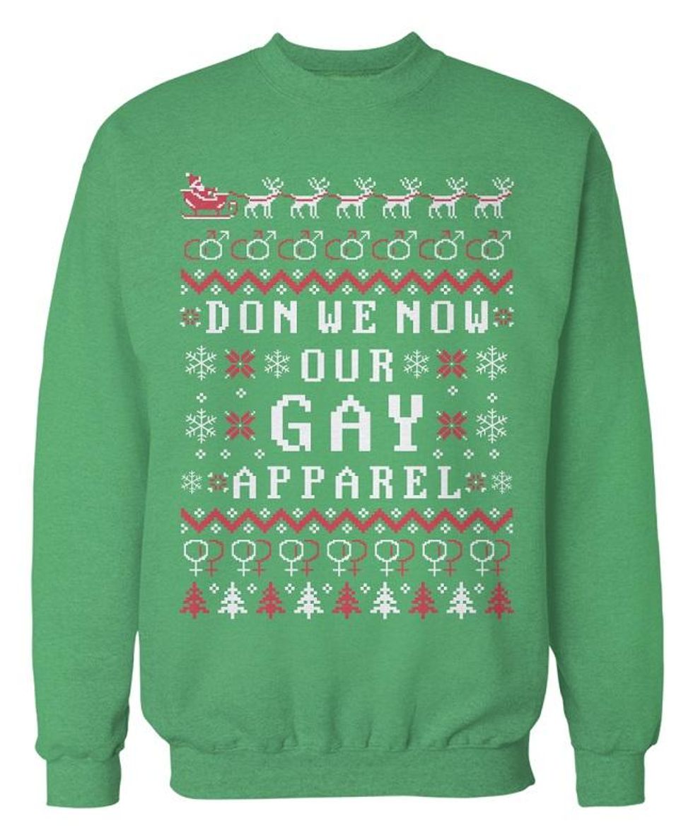 lgbt holiday sweater