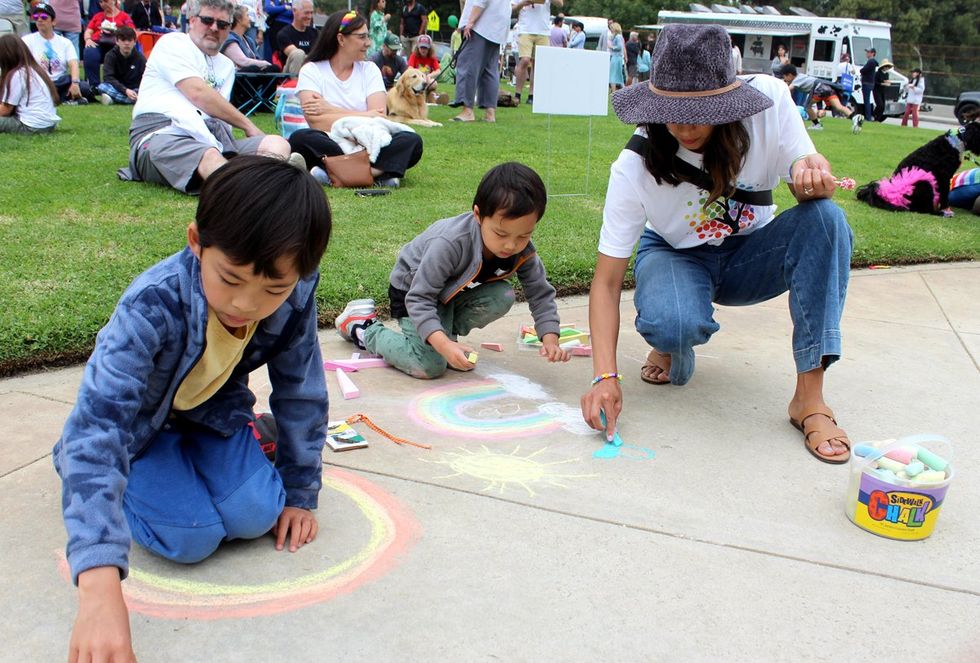 LGBTQ+ Pride Parade Celebration Festival La Canada Flintridge California Pride in the Park