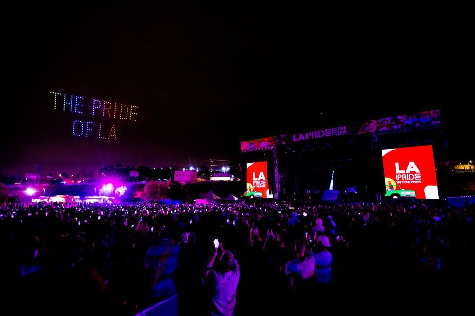 LGBTQ+ Pride Parade Celebration Festival LA Los Angeles Pride in the Park