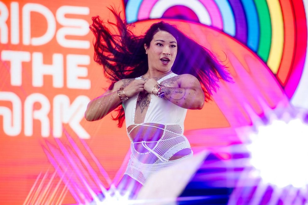 LGBTQ+ Pride Parade Celebration Festival LA Los Angeles Pride in the Park