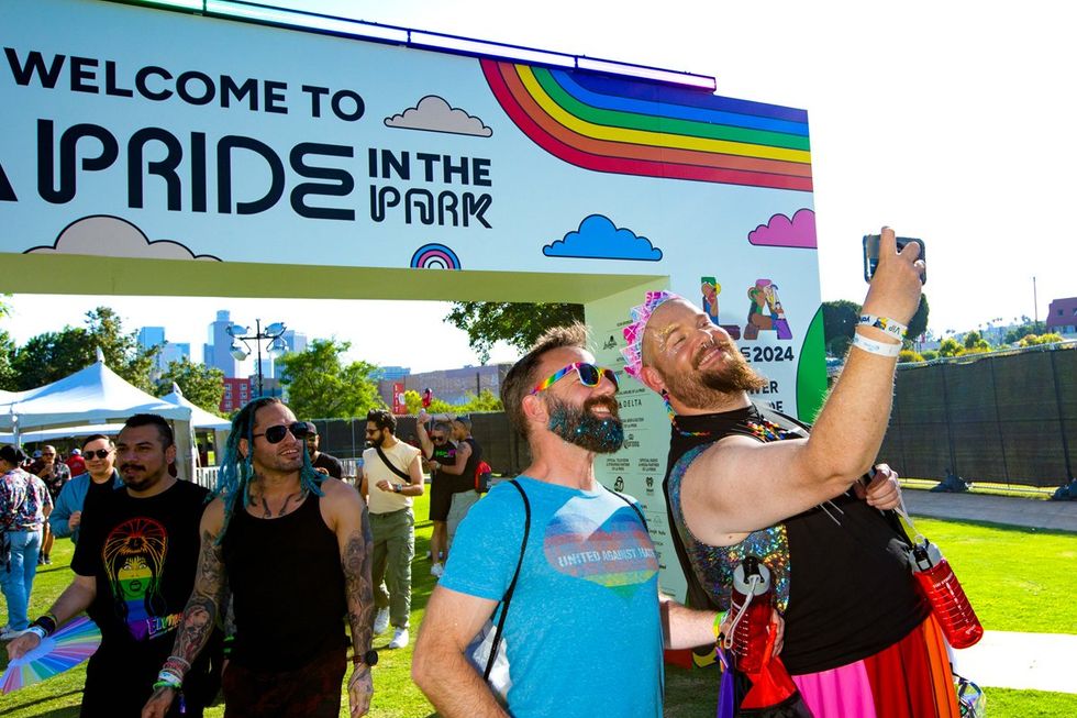 LGBTQ+ Pride Parade Celebration Festival LA Los Angeles Pride in the Park