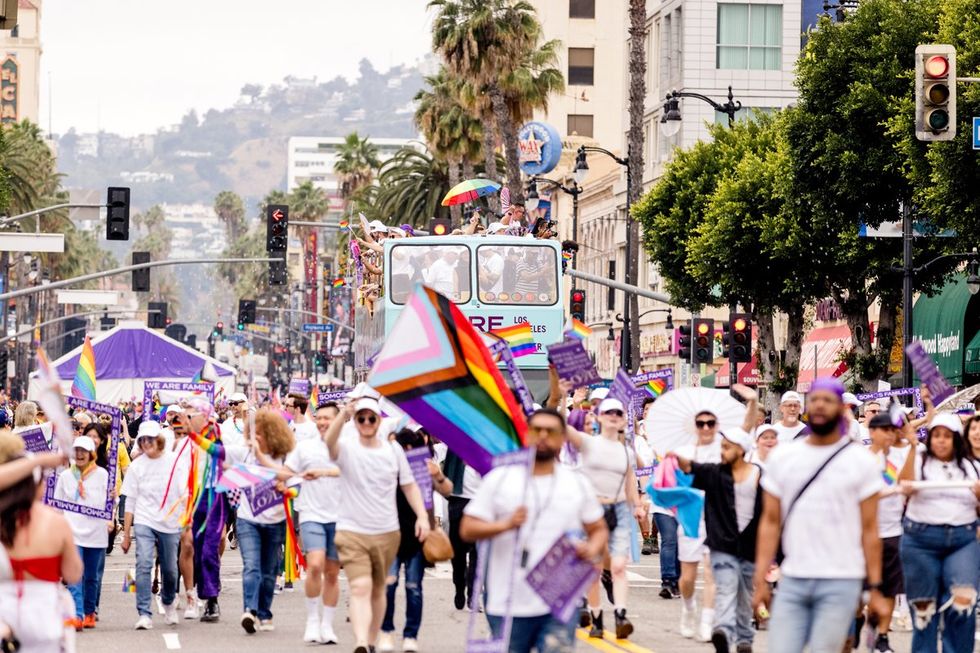 LGBTQ+ Pride Parade Celebration Festival Los Angeles LA SoCal