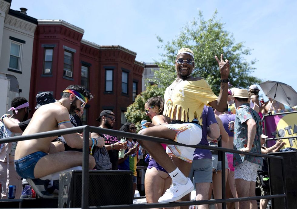 LGBTQ+ Pride Parade Celebration Festival Washington DC Capital