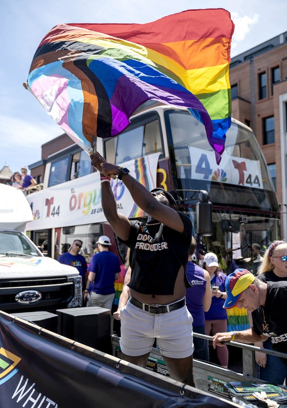 LGBTQ+ Pride Parade Celebration Festival Washington DC Capital