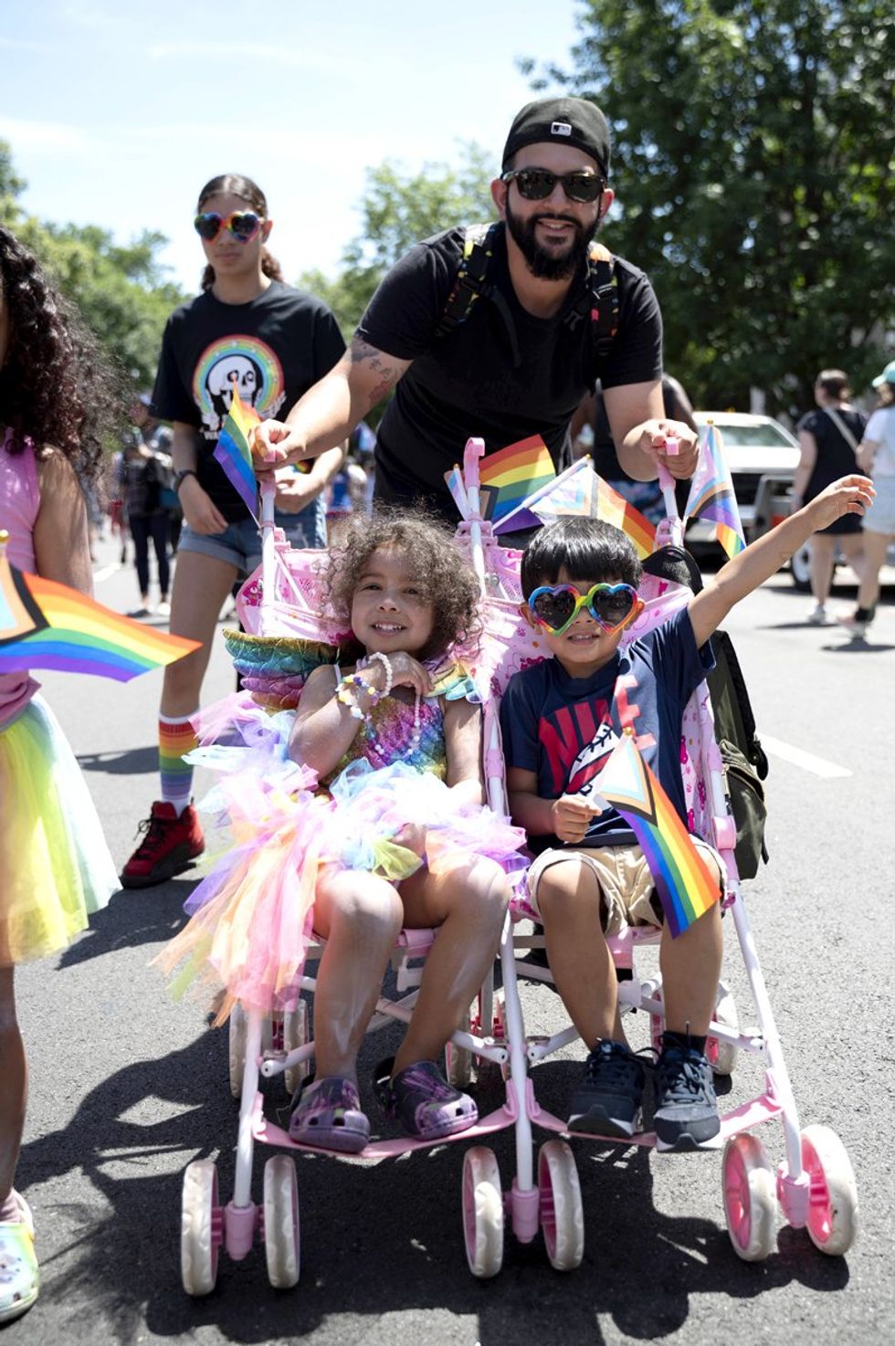 LGBTQ+ Pride Parade Celebration Festival Washington DC Capital