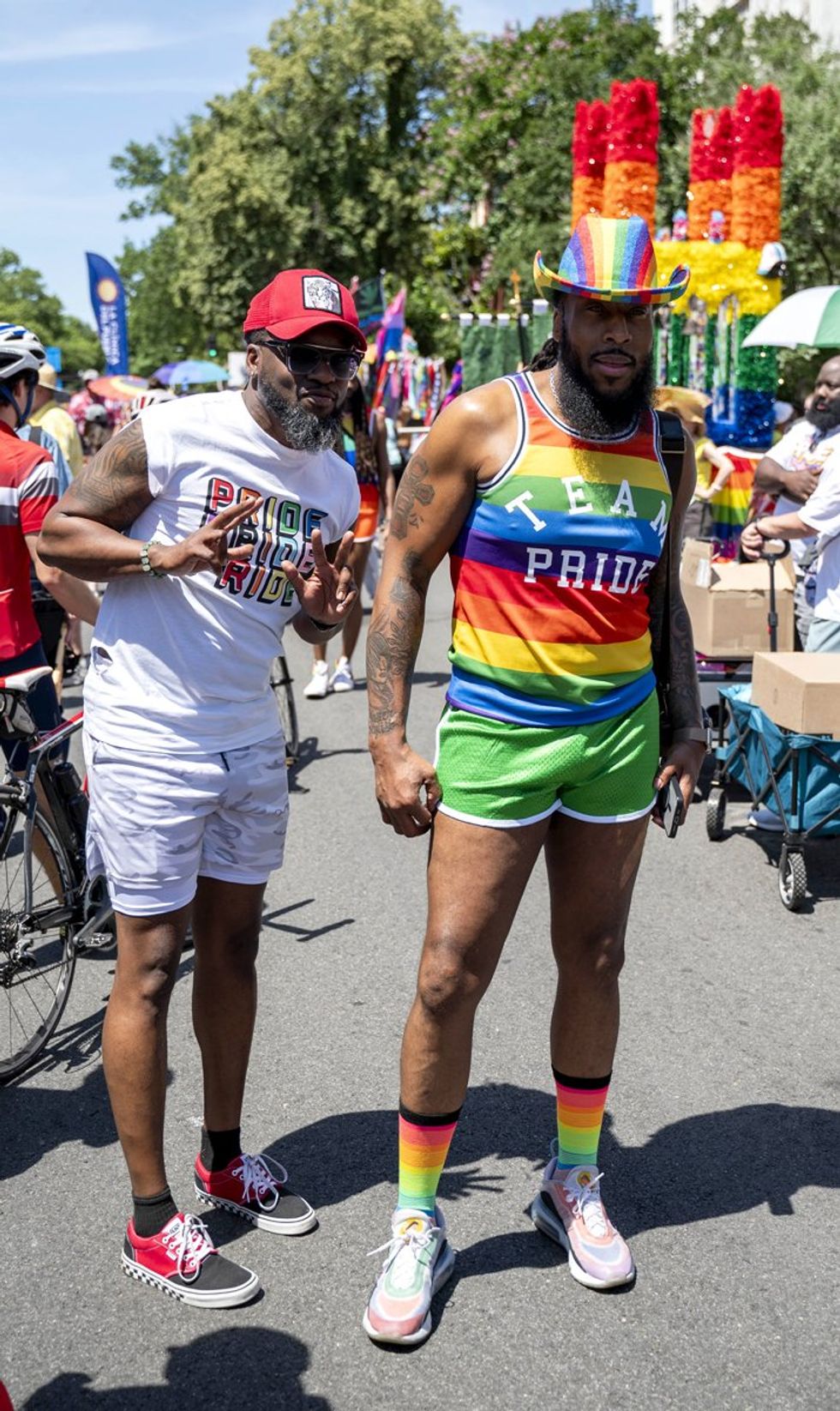 LGBTQ+ Pride Parade Celebration Festival Washington DC Capital