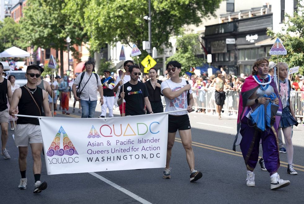 LGBTQ+ Pride Parade Celebration Festival Washington DC Capital