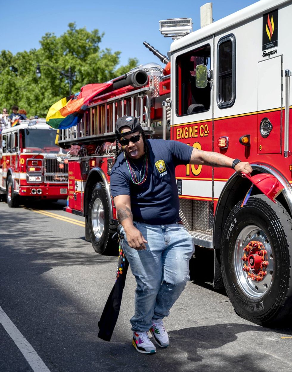 LGBTQ+ Pride Parade Celebration Festival Washington DC Capital