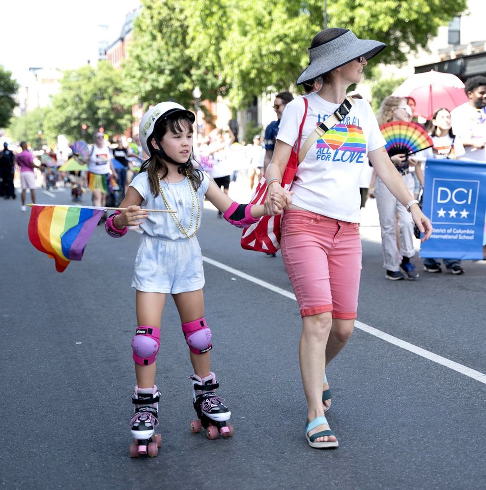 LGBTQ+ Pride Parade Celebration Festival Washington DC Capital