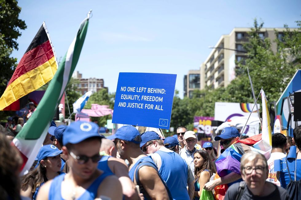 LGBTQ+ Pride Parade Celebration Festival Washington DC Capital