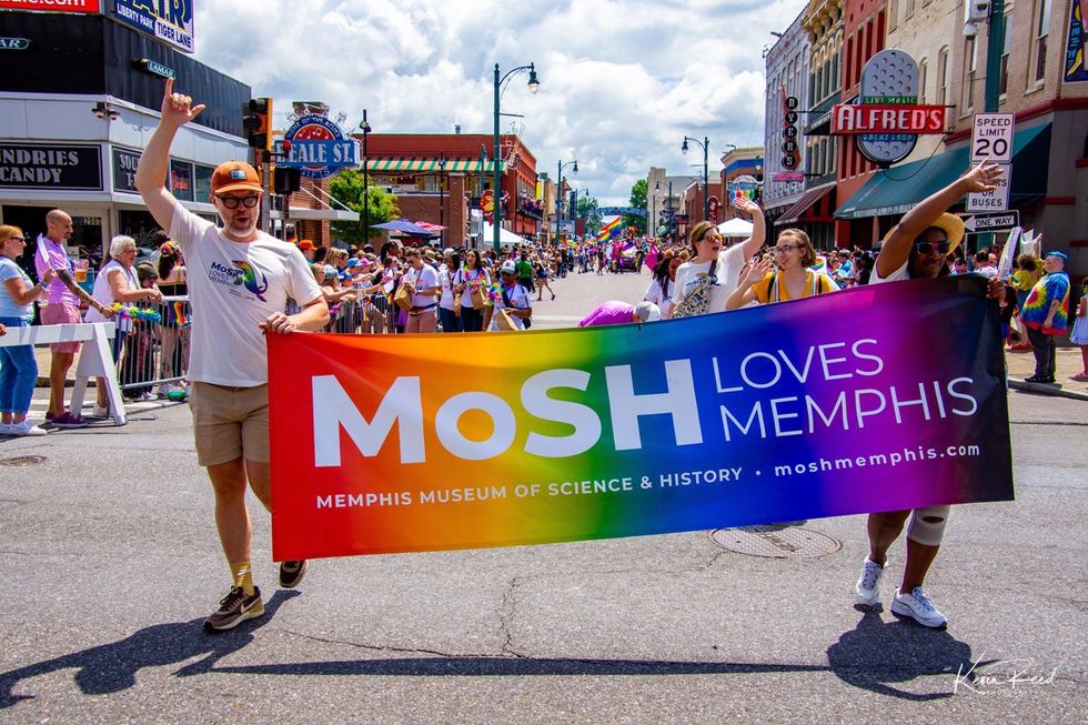 LGBTQ+ Pride Parade Festival Celebration Memphis Mid South Tennessee