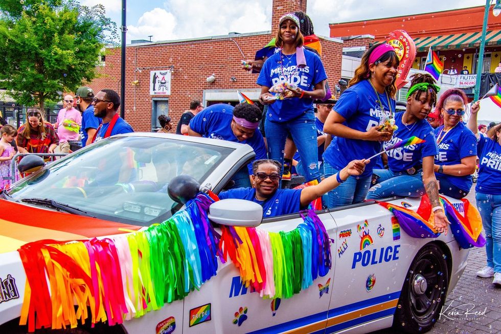 LGBTQ+ Pride Parade Festival Celebration Memphis Mid South Tennessee