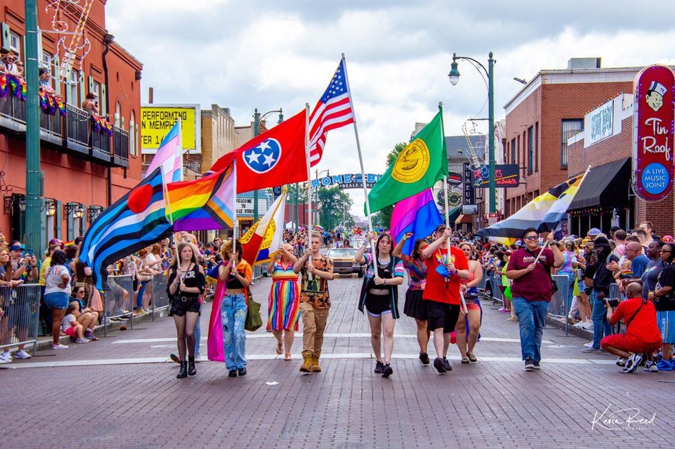 LGBTQ+ Pride Parade Festival Celebration Memphis Mid South Tennessee